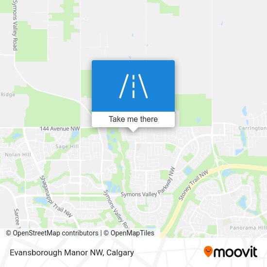 Evansborough Manor NW map