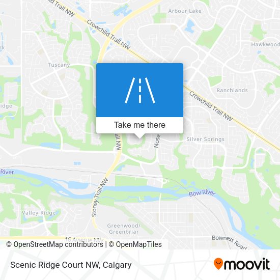 Scenic Ridge Court NW map