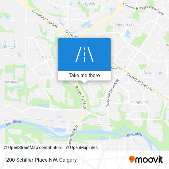 200 Schiller Place NW map