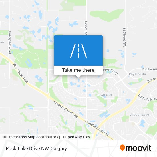 Rock Lake Drive NW map