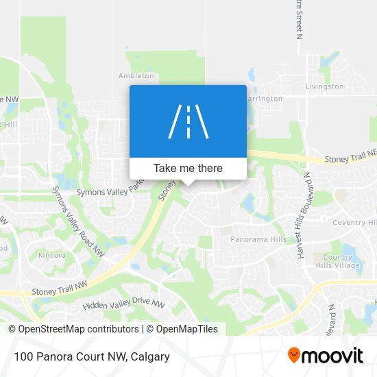 100 Panora Court NW map