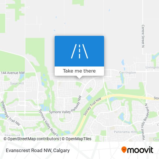 Evanscrest Road NW plan