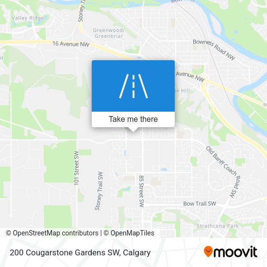200 Cougarstone Gardens SW plan