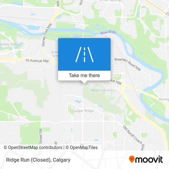 Ridge Run (Closed) map