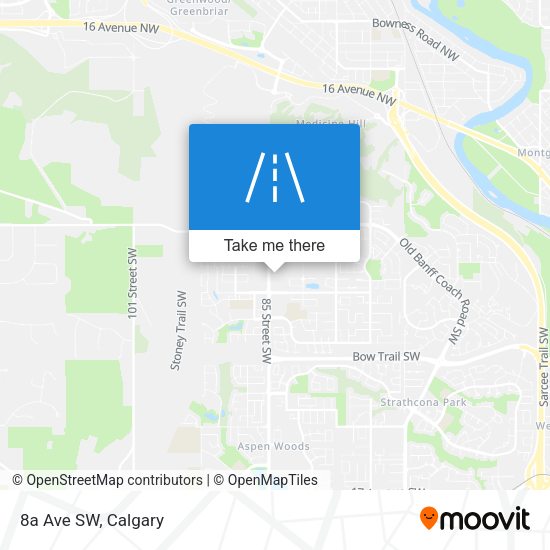 8a Ave SW map