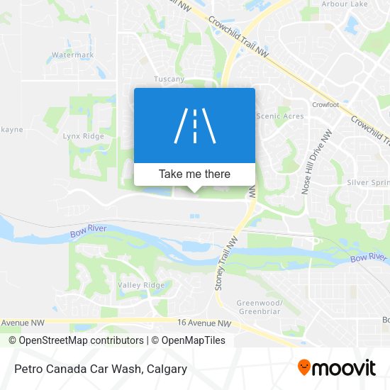 Petro Canada Car Wash map