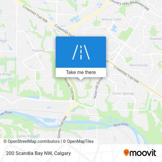 200 Scandia Bay NW map