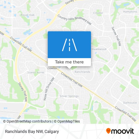 Ranchlands Bay NW map