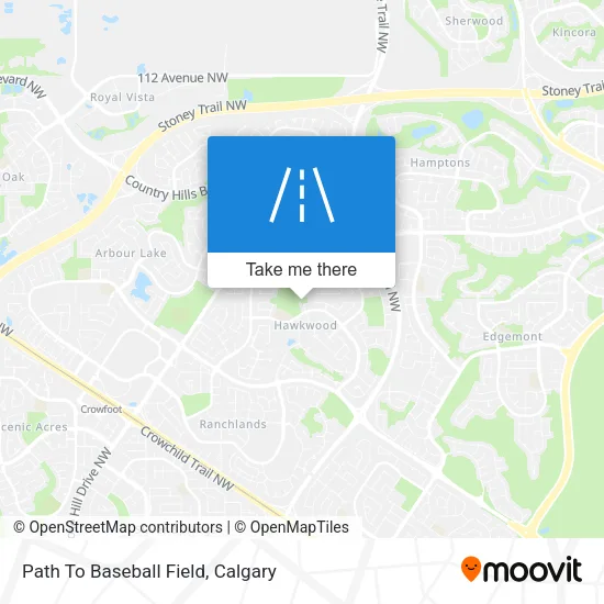 Path To Baseball Field plan