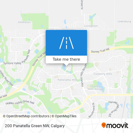 200 Panatella Green NW map