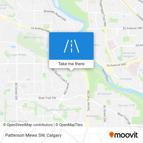 Patterson Mews SW map