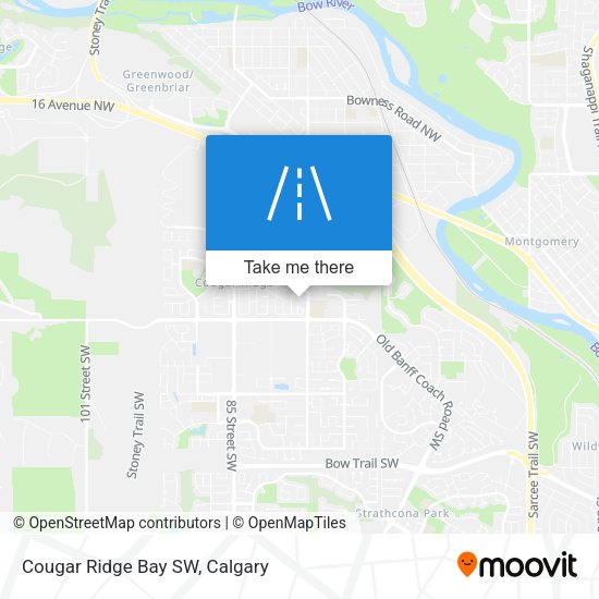 Cougar Ridge Bay SW map