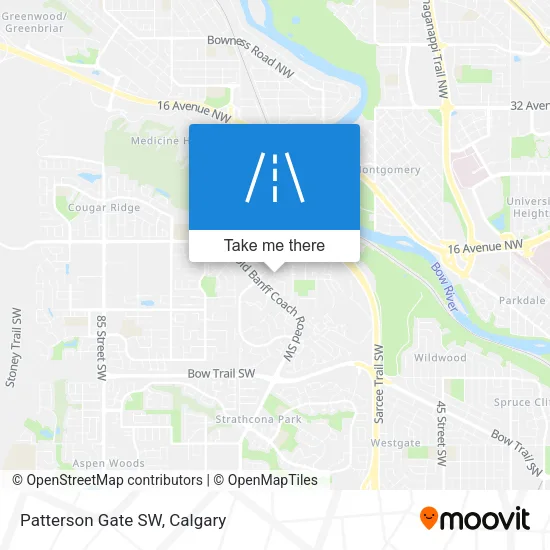 Patterson Gate SW map