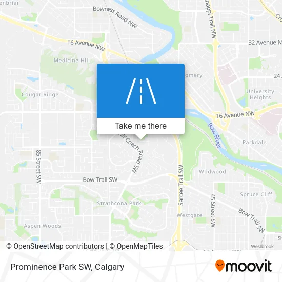 Prominence Park SW map