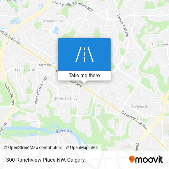 300 Ranchview Place NW map