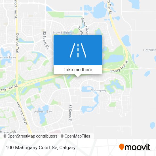 100 Mahogany Court Se map