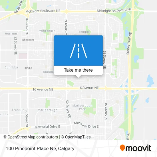 100 Pinepoint Place Ne map