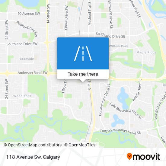 118 Avenue Sw map