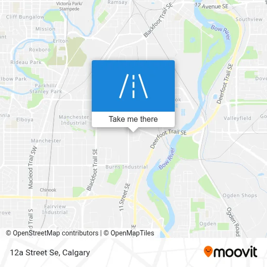 12a Street Se map