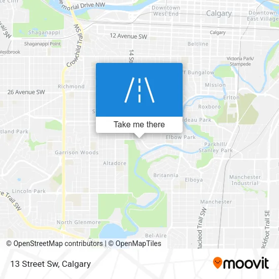 13 Street Sw plan