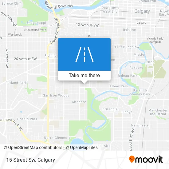 15 Street Sw map