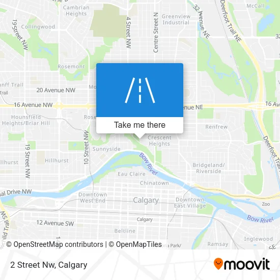 2 Street Nw map