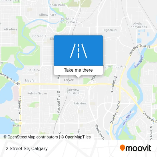 2 Street Se map