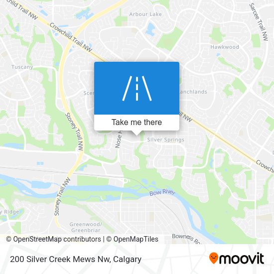 200 Silver Creek Mews Nw map