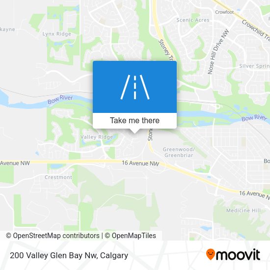200 Valley Glen Bay Nw map