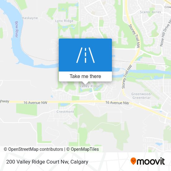 200 Valley Ridge Court Nw map