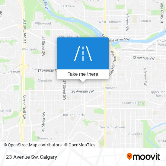 23 Avenue Sw map