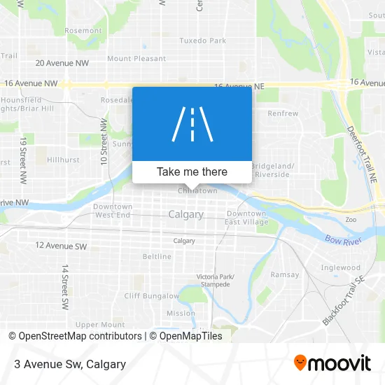 3 Avenue Sw map