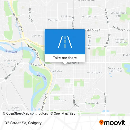 32 Street Se map