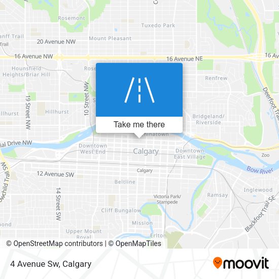 4 Avenue Sw map