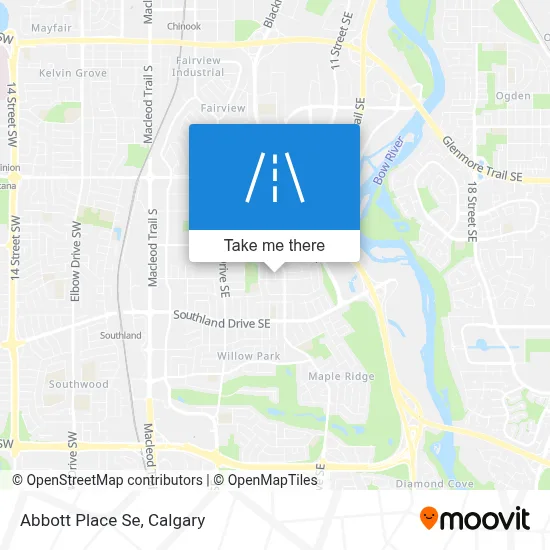 Abbott Place Se map