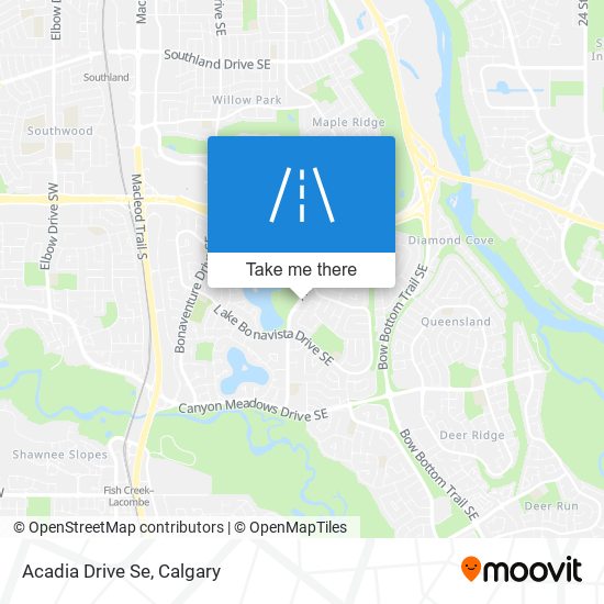 Acadia Drive Se map