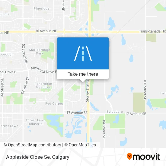 Appleside Close Se map