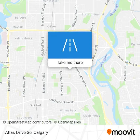Atlas Drive Se map