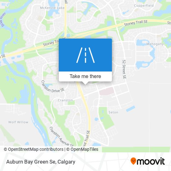 Auburn Bay Green Se map