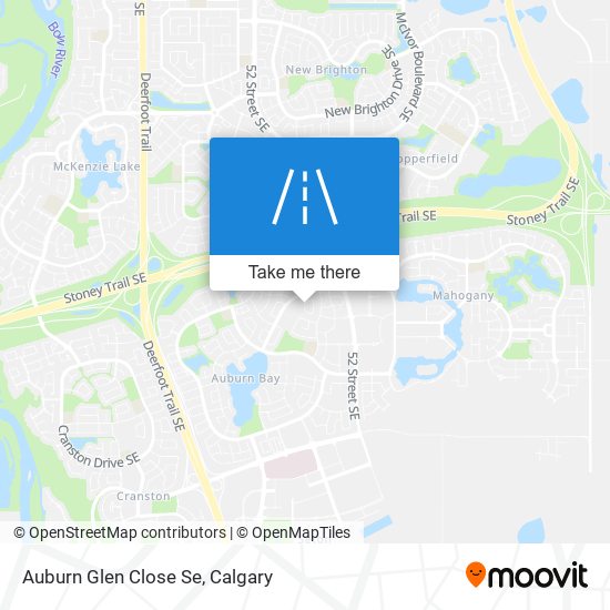 Auburn Glen Close Se map