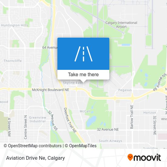 Aviation Drive Ne map