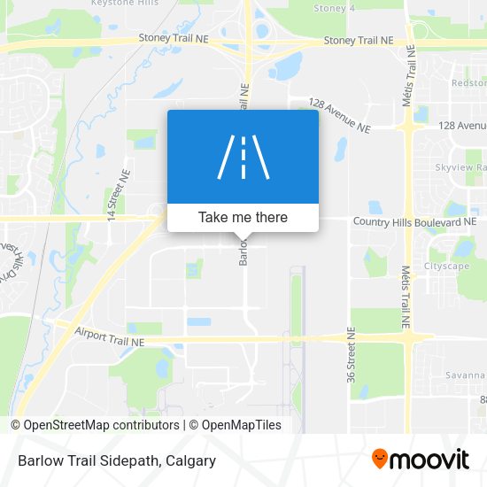 Barlow Trail Sidepath plan