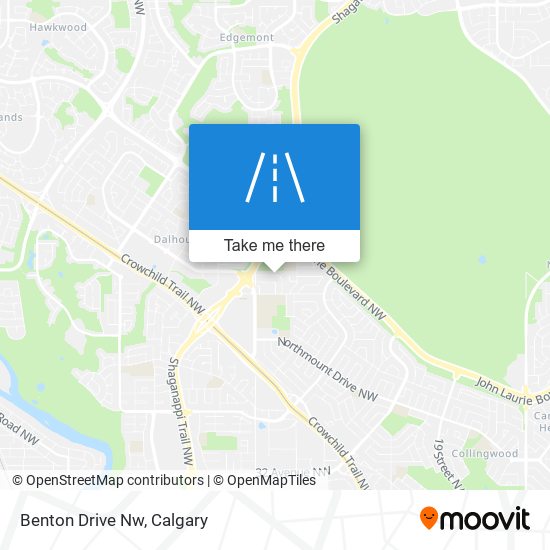 Benton Drive Nw map