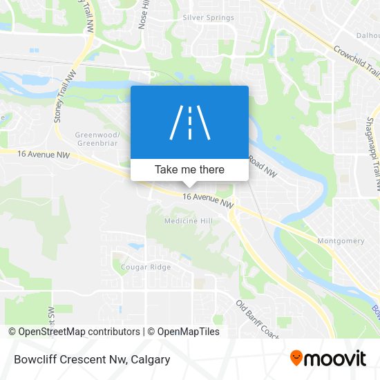 Bowcliff Crescent Nw map