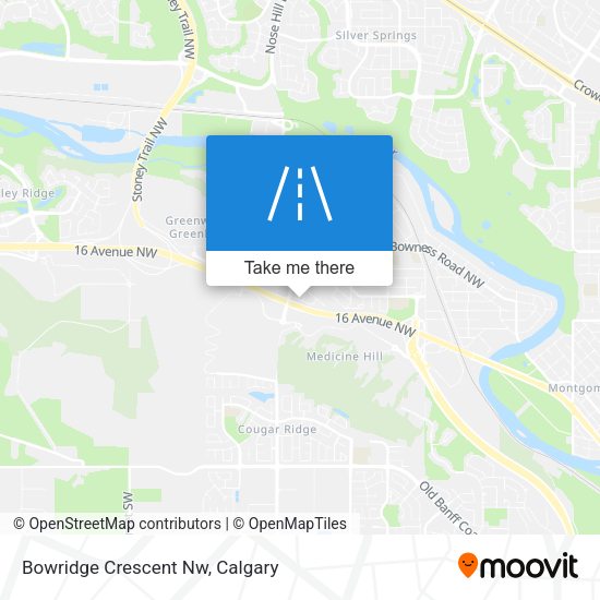 Bowridge Crescent Nw map