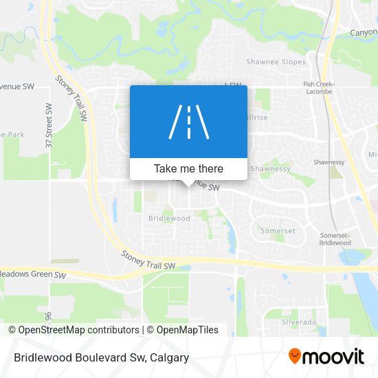 Bridlewood Boulevard Sw map