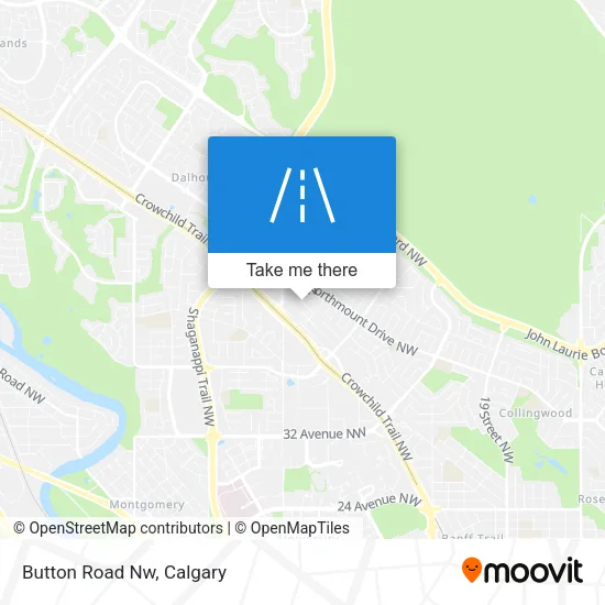 Button Road Nw map