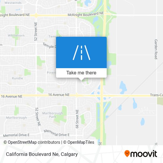 California Boulevard Ne plan