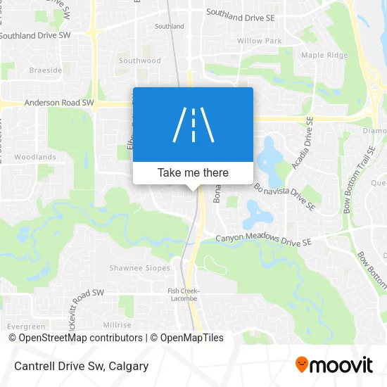Cantrell Drive Sw map