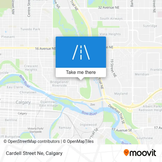 Cardell Street Ne map